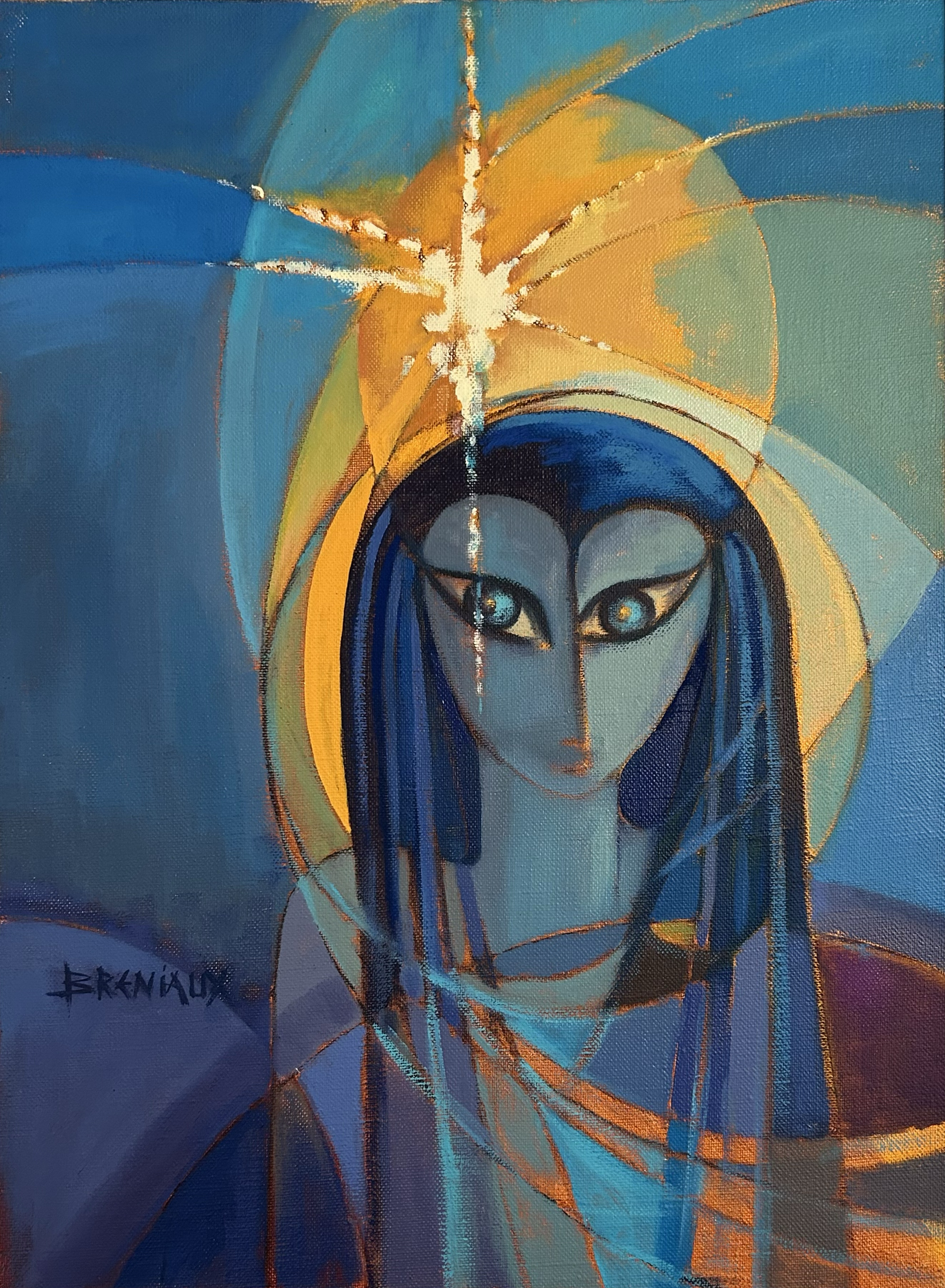 Vénusine (1985) - huile sur toile - 74x55 cm