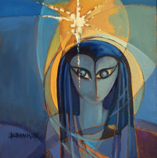 Vénusine (1985) - huile sur toile - 74x55 cm