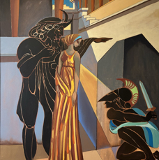 Minotaure (1992) - huile sur toile - 130x97 cm
