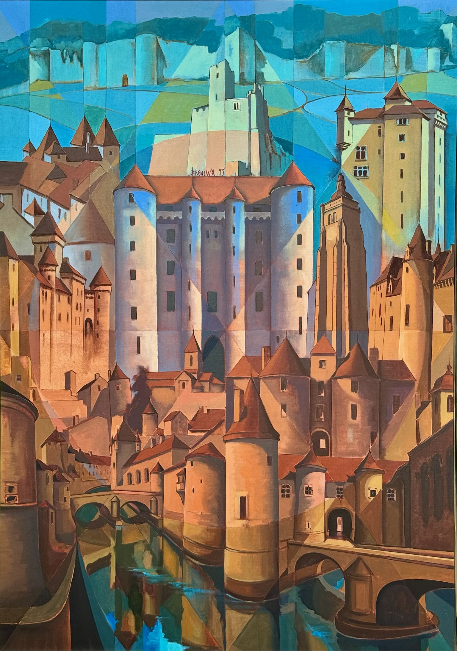 Bourgogne, Toison d’or (1993) - huile sur toile - 114x162 cm