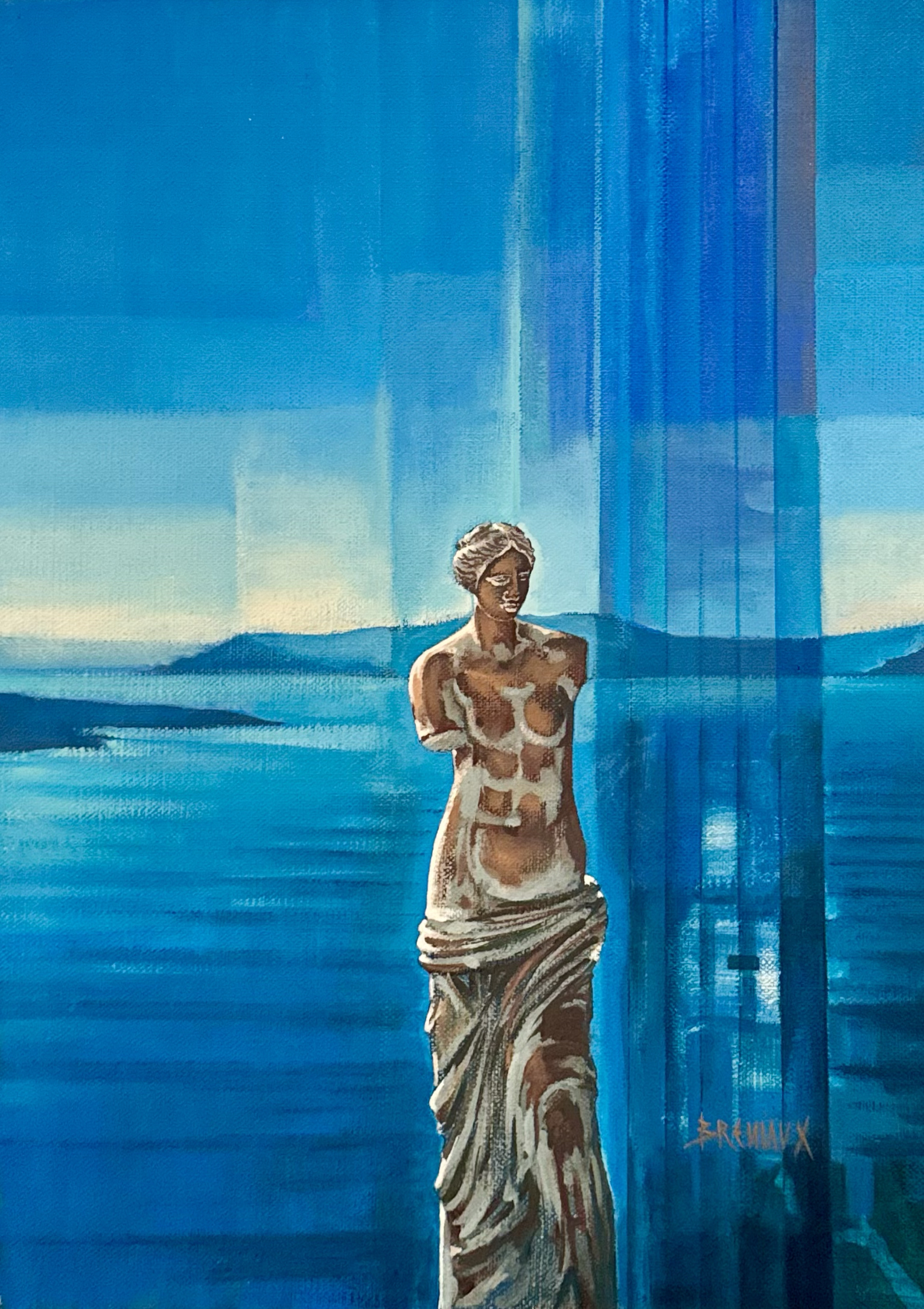 Vénus de Milos - 1998 - huile sur toile - 73x54 cm