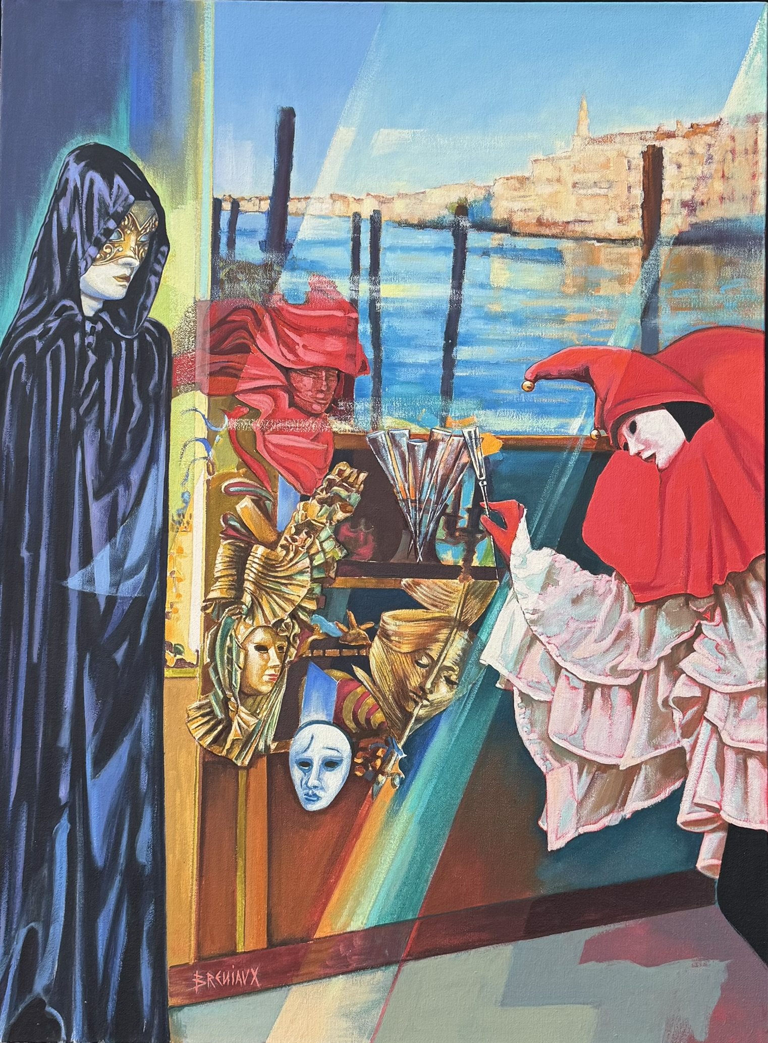 Salute Venezia (2006) - huile sur toile - 97x130