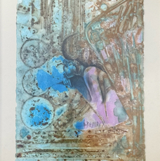 L’Ange du Quattrocento (1997) - Oxydo-Gravure - 81x101 cm