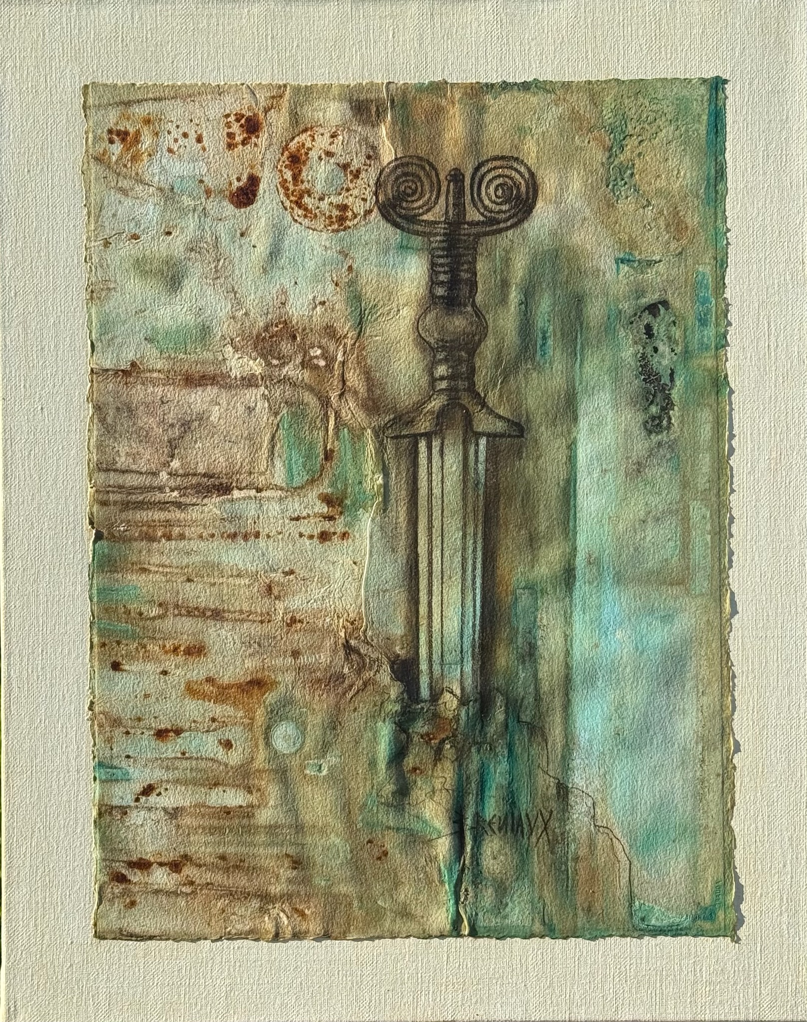 Excalibur (2004) - Oxydo-Gravure - 73x92 cm