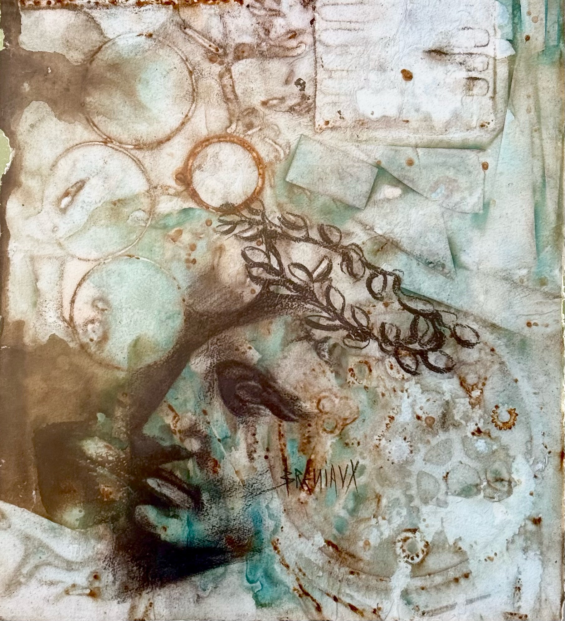 Le Rêve Olympique (2003) - Oxydo-Gravure - 56 x 62 cm