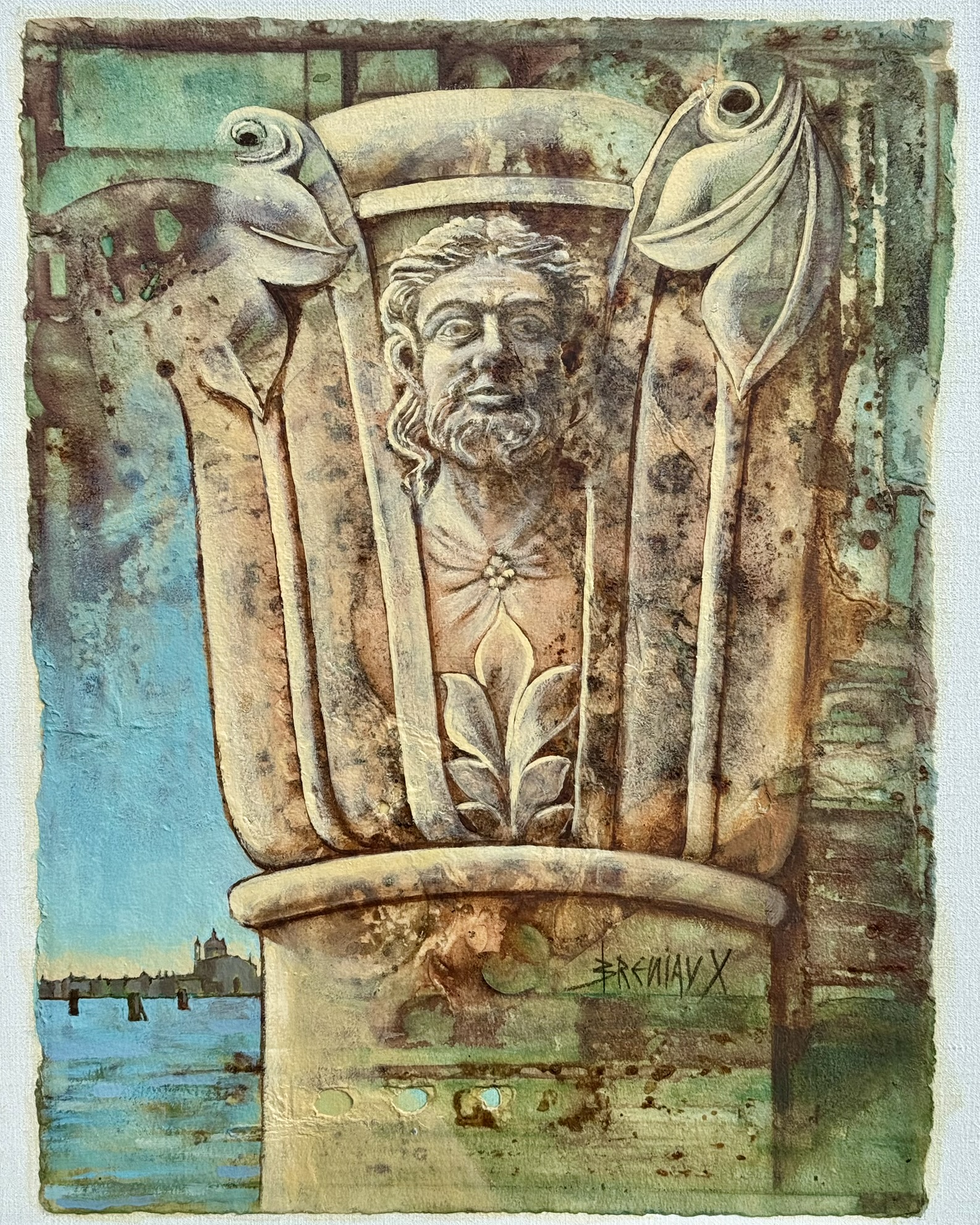 Jupiter à Venise  (2015) - Oxydo 3D - 57x76 cm