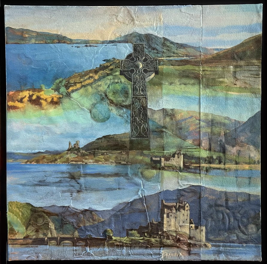 Le Loch Ness (2016) - oxydo 3D - 100x100 cm